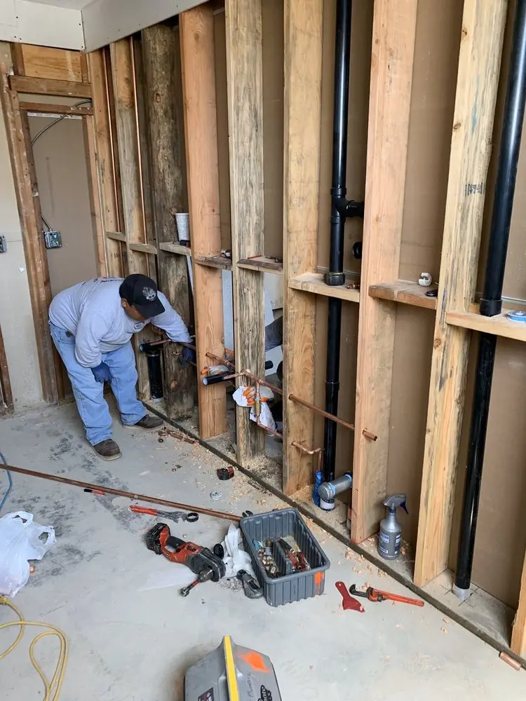 Commercial rough-in plumbing for Gas Line Repair in Deep Run